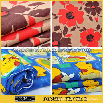 printed poly-cotton canvas fabrics